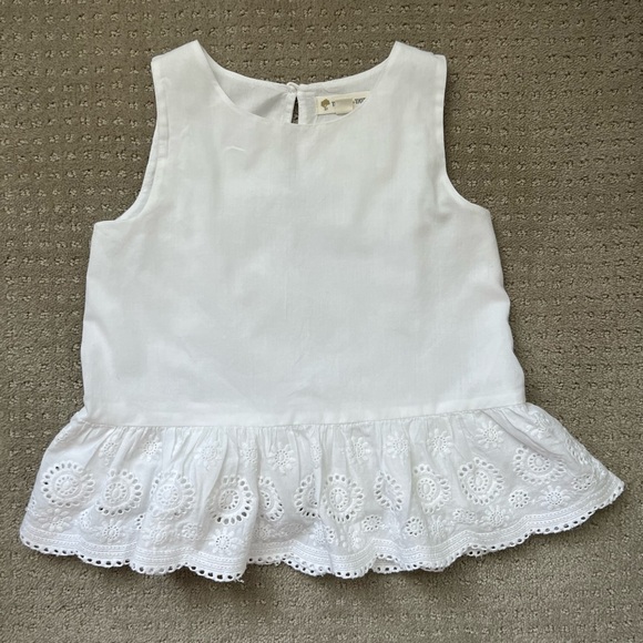 Tucker + Tate Other - EUC girls Tucker+Tate white sleeveless top size 5
